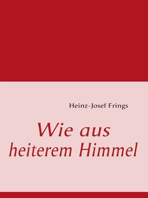 cover image of Wie aus heiterem Himmel